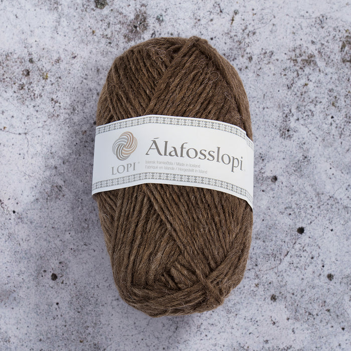 Alafosslopi Yarn, Brown Sheep