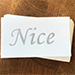 Appearing Business Cards (1 Nice Pack and 1 Naughty Pack) by Sam Gherman No longer being made.