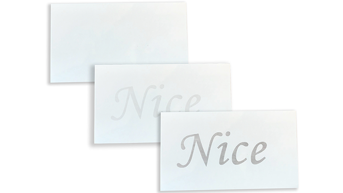 Appearing Business Cards (1 Nice Pack and 1 Naughty Pack) by Sam Gherman No longer being made.