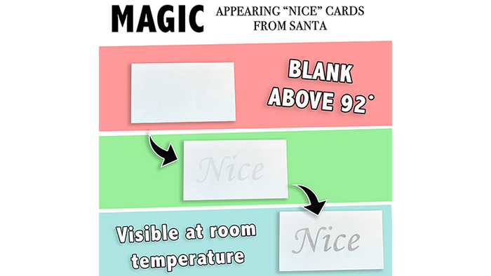 Appearing Business Cards (1 Nice Pack and 1 Naughty Pack) by Sam Gherman No longer being made.