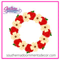 Apple Wreath Template & Digital Cut File
