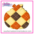Argyle Pumpkin Template & Digital Cut File