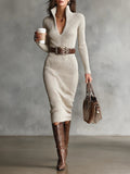 Arin™ | Elegant Jacquard Dress