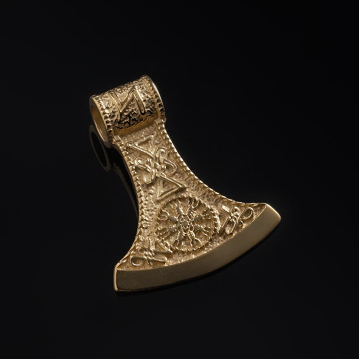 Axe Pendant, Gold Plated - Grimfrost