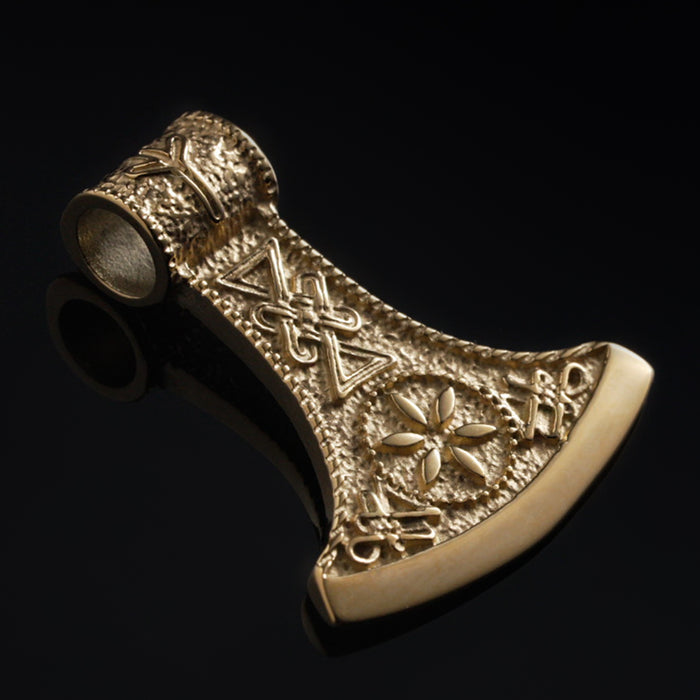 Axe Pendant, Gold Plated - Grimfrost
