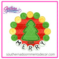 Beaded Merry Tree Template & Digital Cut File