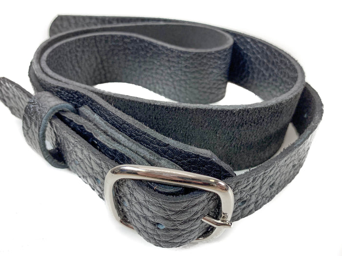 Black Buckle Strap 1 1/4" Wide