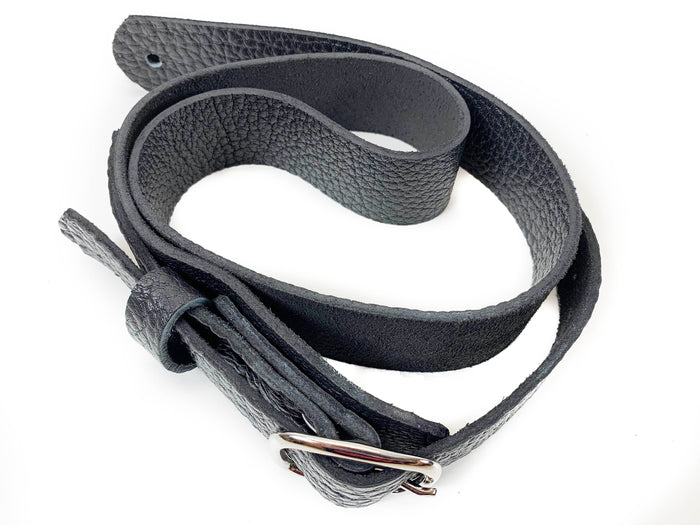 Black Buckle Strap 1 1/4" Wide