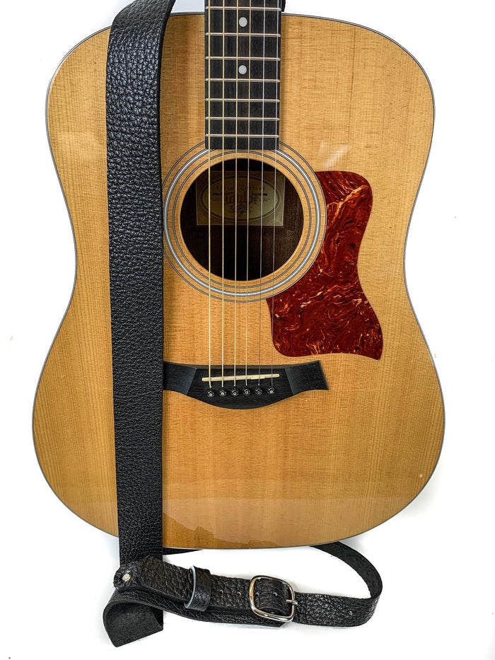 Black Buckle Strap 1 1/4" Wide