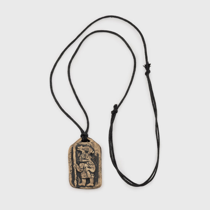Boar Warrior Ceramic Pendant - Grimfrost