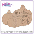 Breast Cancer Pumpkins Blank