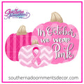 Breast Cancer Pumpkins Template & Digital Cut File
