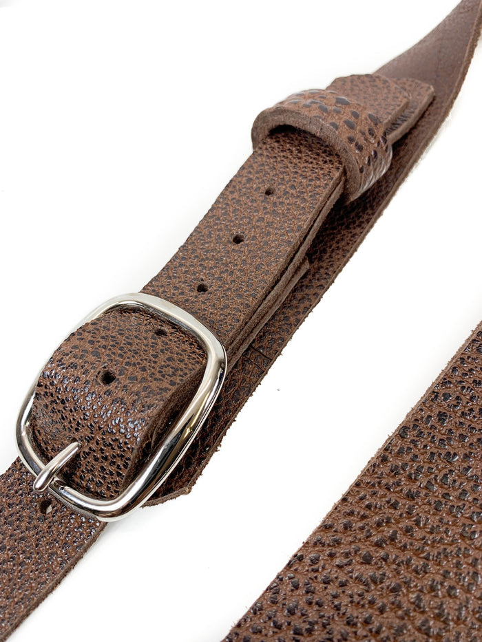 Brown Buckle Strap 1 1/4" Wide