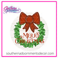 Christmas Wreath Template & Digital Cut File