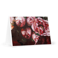 Crimson in Bloom | Greeting Card