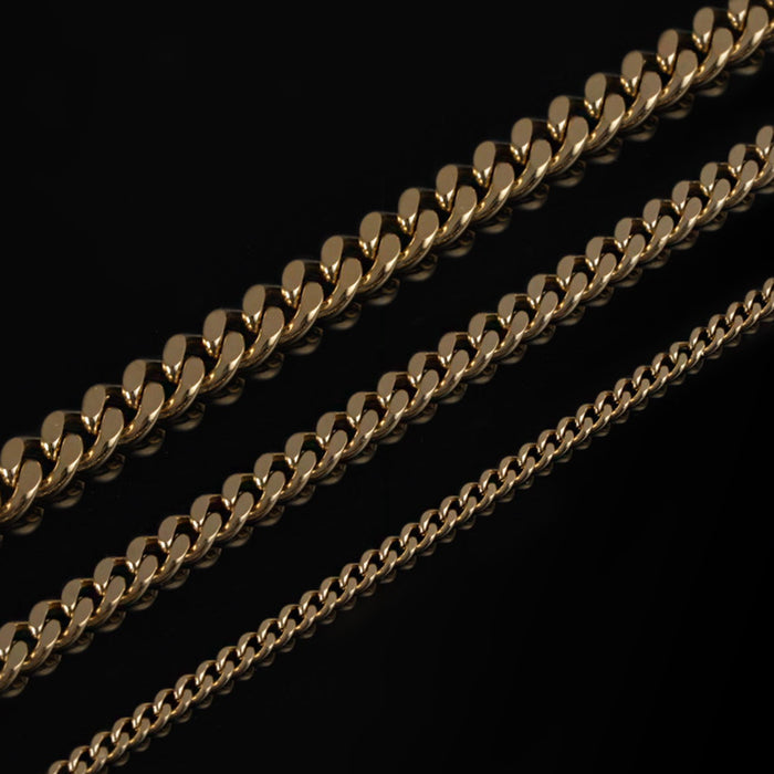 Curb Chain, Gold Plated