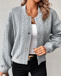 ELOISE - CHIC BUTTON DETAIL CARDI