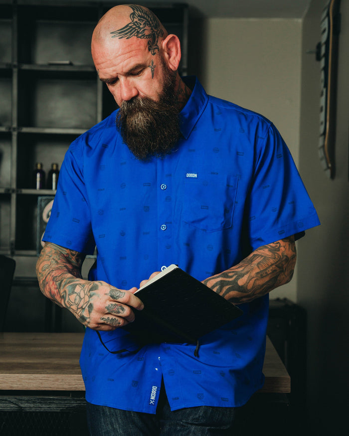 Executive Short Sleeve - Blue - Dixxon Flannel Co.