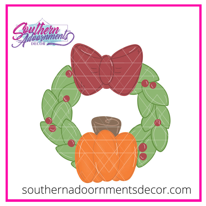 Fall Wreath Template & Digital Cut File
