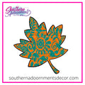 Fancy Fall Leaf Template & Digital Cut File