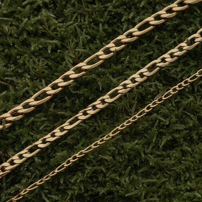 Figaro Chain, Gold Plated
