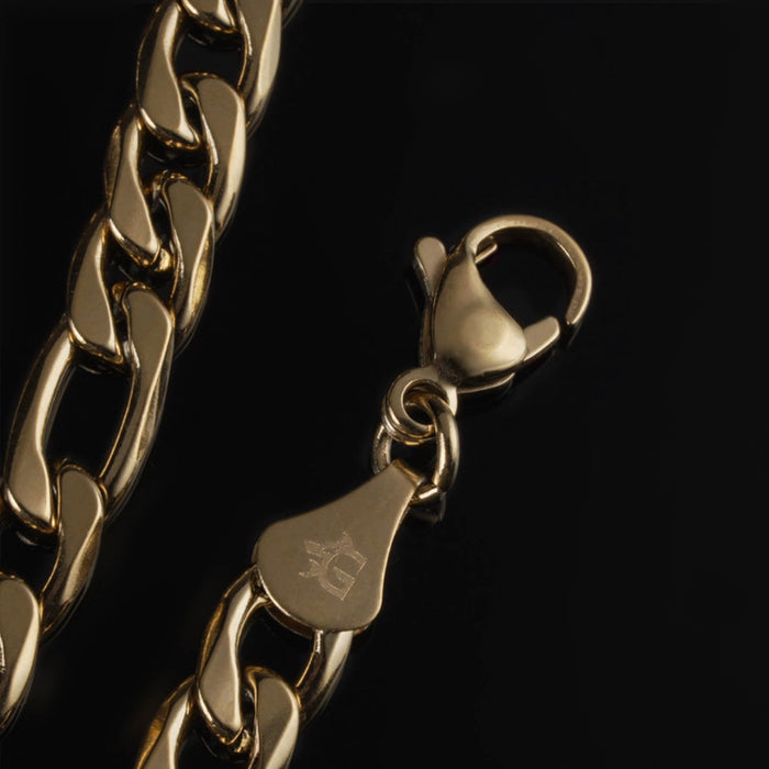 Figaro Chain, Gold Plated