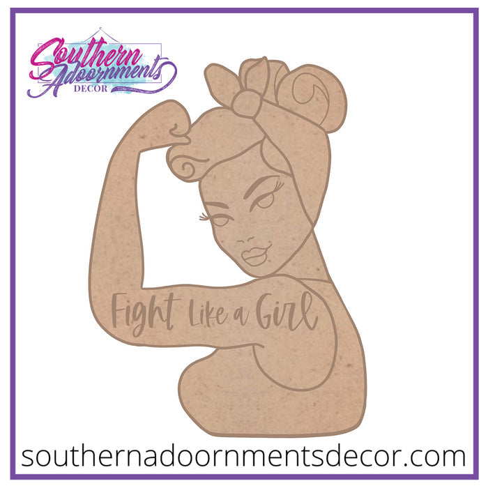 Fight Like a Girl Blank