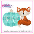 Fox and Pumpkin Template & Digital Cut File