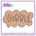 Gobble Word Bubble Blank