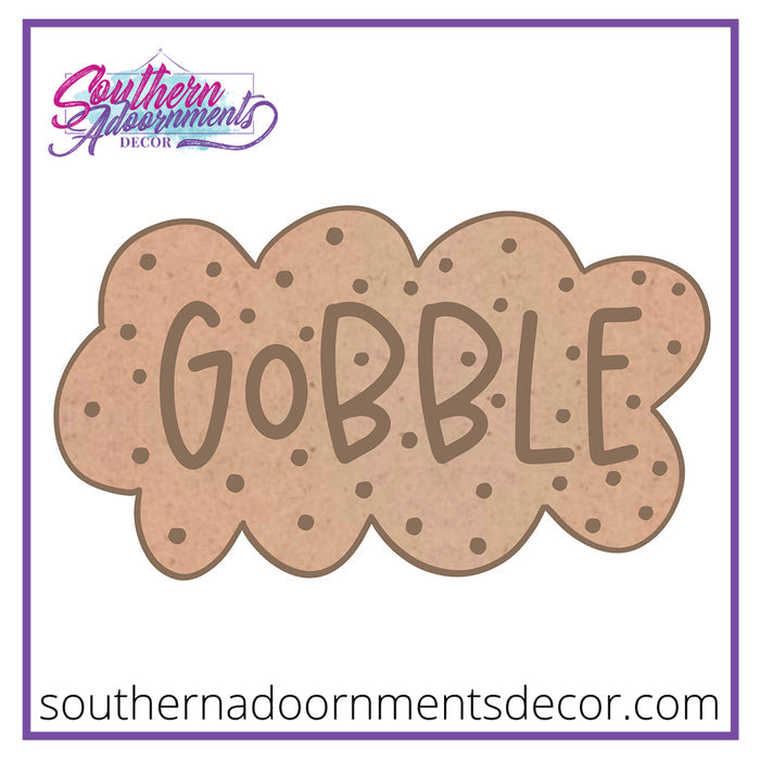 Gobble Word Bubble Blank