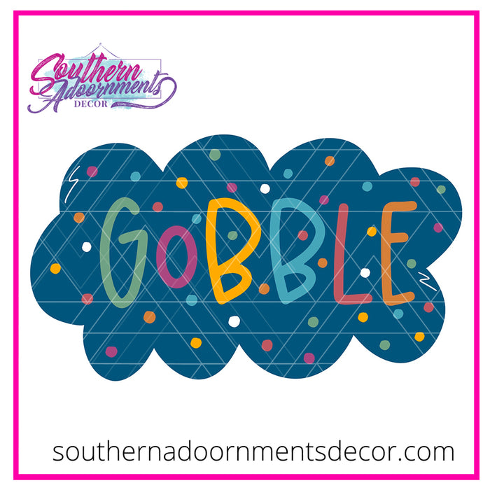 Gobble Word Bubble Blank