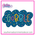 Gobble Word Bubble Template & Digital Cut File