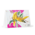 Golden Parrots | Greeting Card