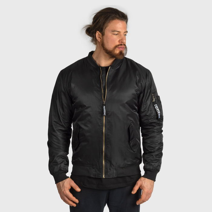 Grimfrost Bomber Jacket, Black - Grimfrost