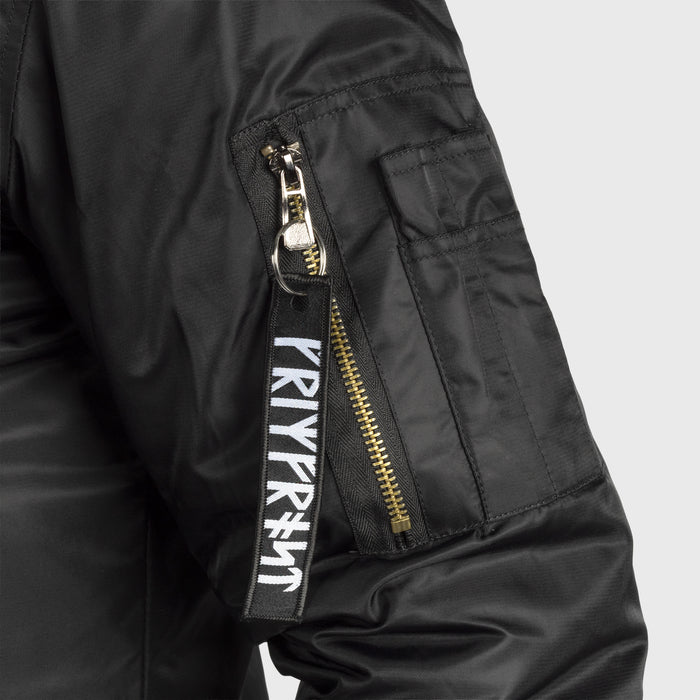 Grimfrost Bomber Jacket, Black - Grimfrost