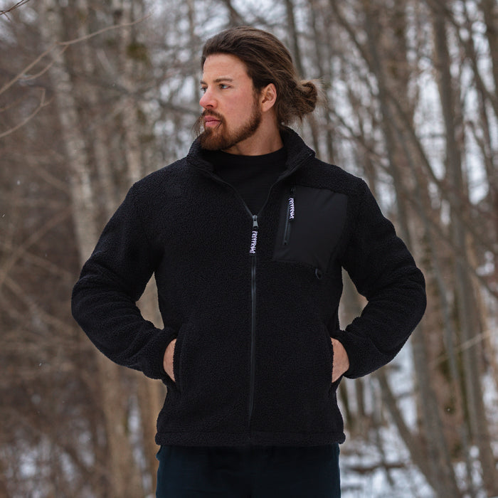 Grimfrost Fleece Jacket, Black - Grimfrost