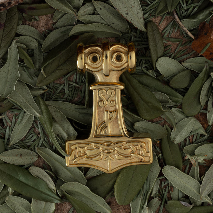 Grimfrost Thor's Hammer, Gold Plated