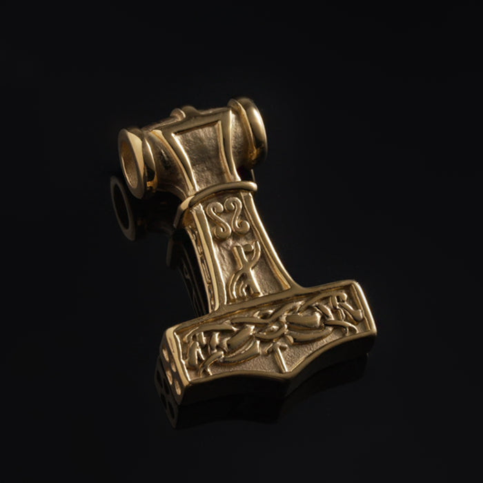 Grimfrost Thor's Hammer, Gold Plated