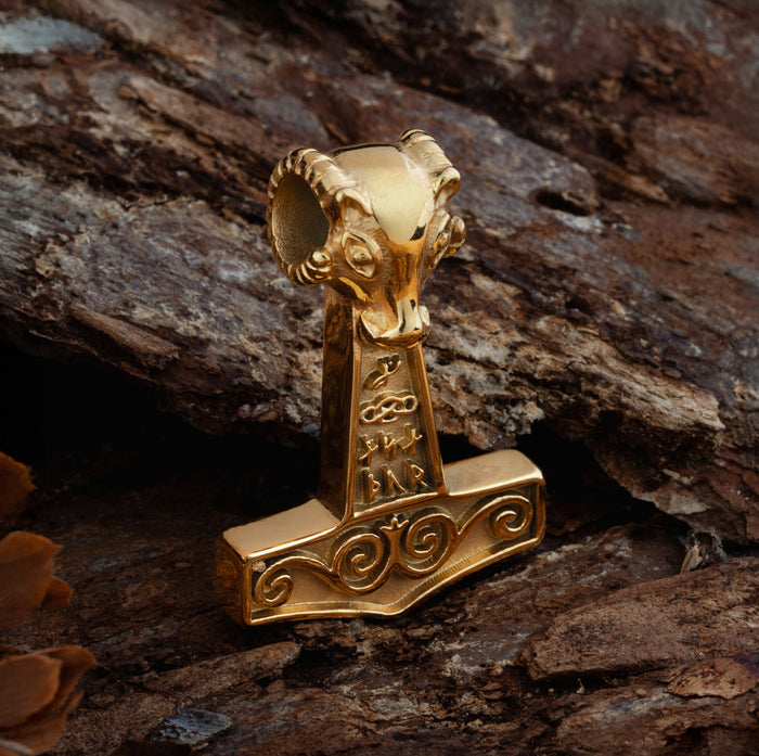 Grimfrost's Goat Hammer, Gold Plated