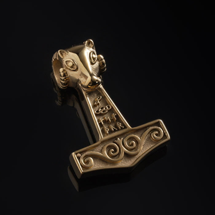 Grimfrost's Goat Hammer, Gold Plated