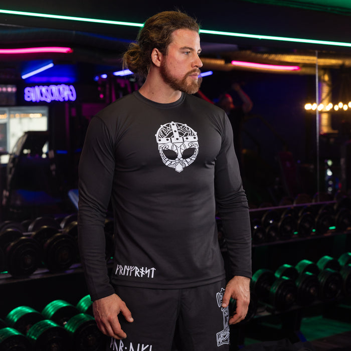 Gym Long Sleeve, Grimfrost, Black