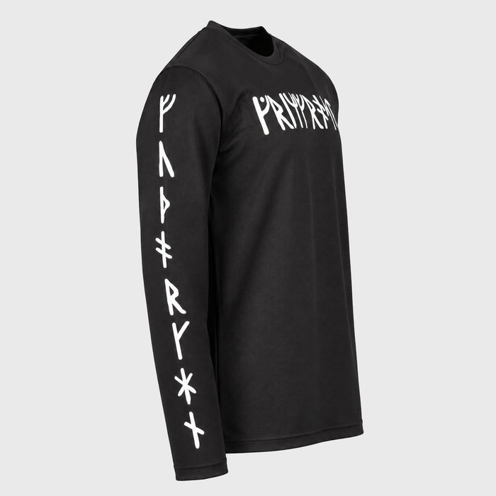 Gym Long Sleeve, Runes, Black