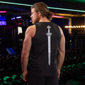 Gym Tank Top, Sword, Black