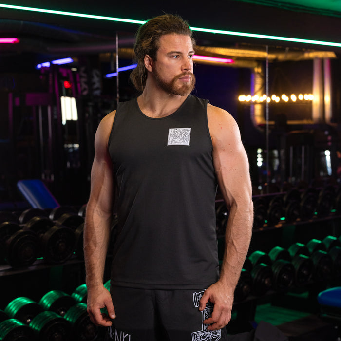 Gym Tank Top, Sword, Black