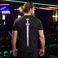 Gym Tee, Sword, Black