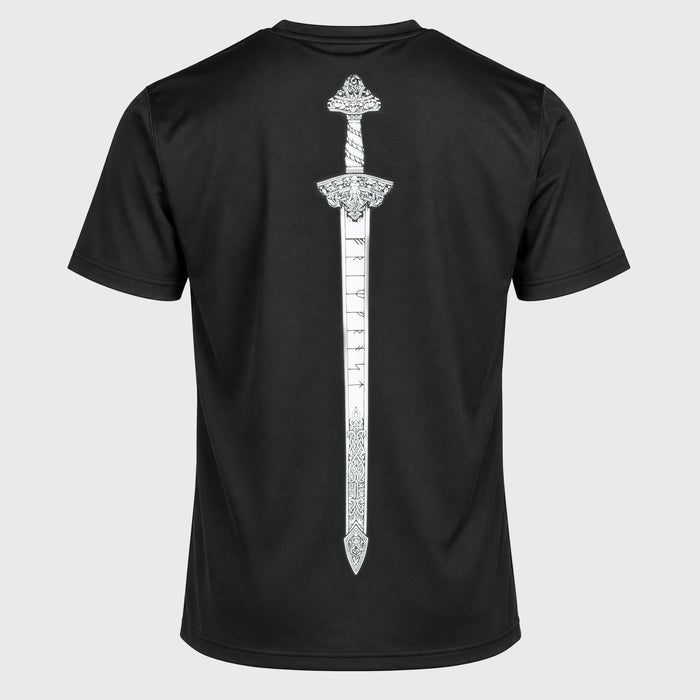 Gym Tee, Sword, Black