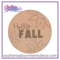 Hello Fall Sunflowers Blank