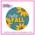 Hello Fall Sunflowers Template & Digital Cut File