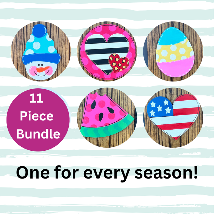 HOME Porch Leaner Letters with Button Daisy 3D Design and Attachment Bundle