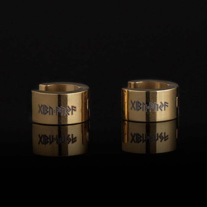 Huggie Earring, Gibu Auja, Gold Plated - Grimfrost